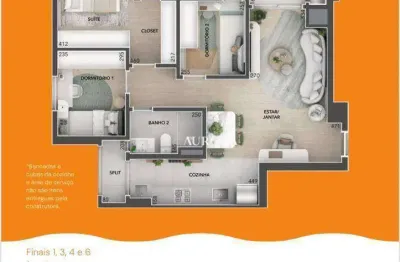 Apartamento com 3 dormitórios à venda, 80 m² por r$ 820.000,00 - terra bonita - londrina/pr
