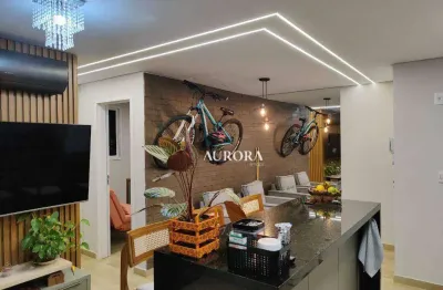 Apartamento com 2 dormitórios à venda, 57 m² por r$ 335.000,00 - parque jamaica - londrina/pr