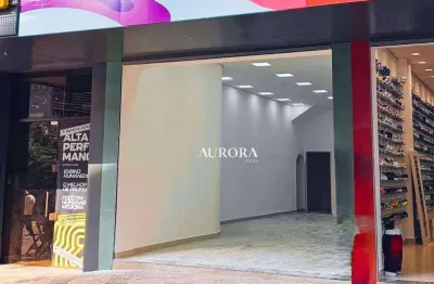 Loja com 90m2 para locação no calçadão, avenida paraná, londrina-pr