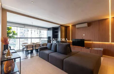 Apartamento com 3 dormitórios à venda, 114 m² por r$ 1.690.000,00 - gleba palhano - londrina/pr