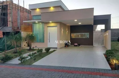 Casa com 3 dormitórios, 143 m² - venda por r$ 1.300.000,00 ou aluguel por r$ 8.550,00/mês - tauá araçari - londrina/pr