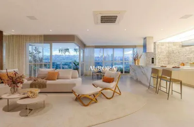Apartamento com 3 dormitórios à venda, 198 m² por r$ 2.590.000,00 - nikko - londrina/pr
