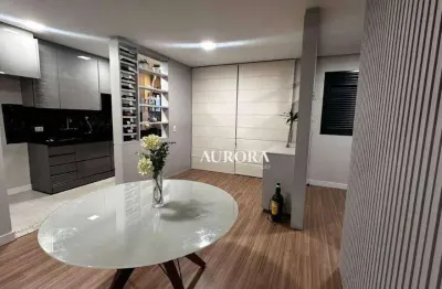 Apartamento edifício freedom com 1 dormitório para alugar, 45 m² por r$ 2.8500/mês - gleba palhano - londrina/pr