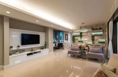 Apartamento com 3 dormitórios à venda, 136 m² por r$ 1.450.000,00 - gleba fazenda palhano - londrina/pr