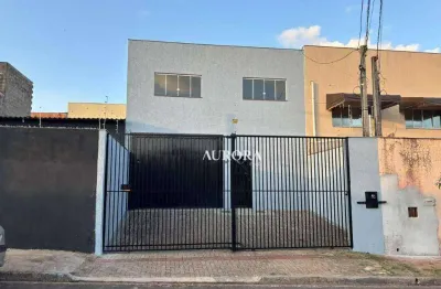 Barracão para alugar, 212 m² por r$ 4.200/mês - rodocentro - londrina/pr