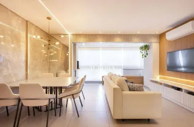 Apartamento no a edifício arquiteto julio ribeiro  com 3 dormitórios à venda, 87 m² por r$ 810.000 - gleba palhano - londrina/pr