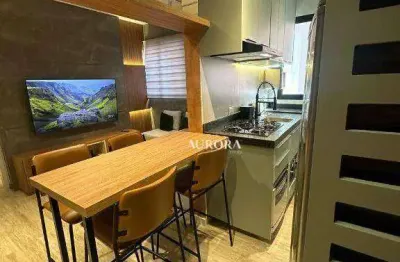 Apartamento no edifício salvador dali  com 1 dormitório à venda, 35 m² por r$ 397.000 - centro - londrina/pr