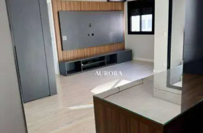 Apartamento com 1 dormitório para alugar, 58 m² por r$ 3.600,00/mês - edifício concept palhano - londrina/pr