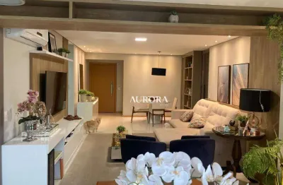 Apartamento com 3 dormitórios à venda, 128 m², 2 vgas de garagem por r$ 1.190.000 - centro - londrina/pr