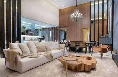 Casa com 3 dormitórios à venda, 255 m² por r$ 3.700.000,00 - sun lake residence - londrina/pr