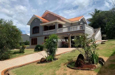 Casa com 5 dormitórios à venda, 351 m² por r$ 1.590.000,00 - jardim império do sol - londrina/pr