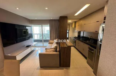 Apartamento no torre valencia com 1 suite para alugar, 52 m² por r$ 4.100/mês - gleba palhano - londrina/pr