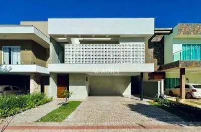 Casa com 4 dormitórios para alugar, 232 m² por r$ 8.650,00/mês - parque tauá - aranguá - londrina/pr