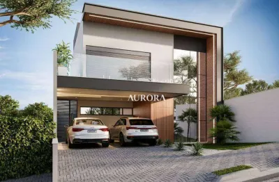 Casa com 3 dormitórios à venda, 184 m² por r$ 1.500.000,00 - residencial gleba esperanca - londrina/pr