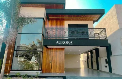 Sobrado com 4 suítes à venda no araçari - parque tauá, londrina-pr