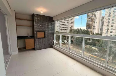 Apartamento com 3 dormitórios para alugar, 100 m² por r$ 5.900,00/mês - gleba fazenda palhano - londrina/pr