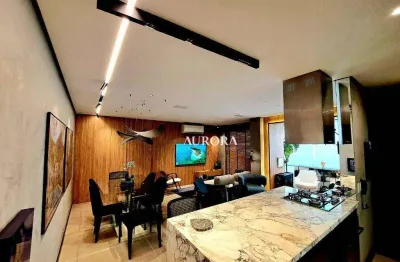 Apartamento com 2 dormitórios à venda, 77 m² por r$ 790.000,00 - gleba fazenda palhano - londrina/pr