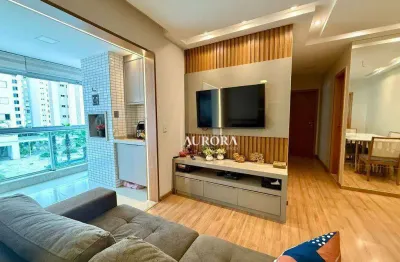 Apartamento com 3 dormitórios à venda, 75 m² por r$ 740.000,00 - gleba fazenda palhano - londrina/pr