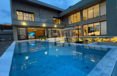 Casa com 5 suítes à venda, 630 m² por r$ 7.800.000 - condomínio porto laranjeiras - piracaia/sp