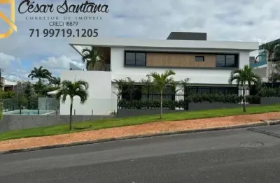 Casa em condomínio fechado com 4 quartos à venda no abrantes, camaçari , 506 m2 por r$ 3.100.000