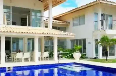 Casa em condomínio fechado com 6 quartos para alugar no abrantes, camaçari , 1065 m2 por r$ 45.000