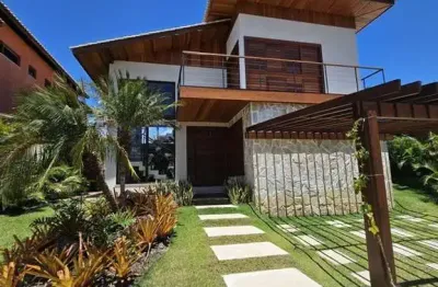 Casa em condomínio fechado com 5 quartos à venda no imbassai, mata de são joão , 450 m2 por r$ 1.900.000