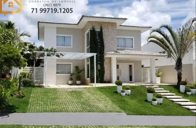 Casa em condomínio fechado com 4 quartos para alugar no abrantes, camaçari , 300 m2 por r$ 12.000