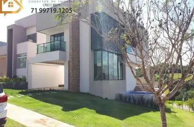 Casa em condomínio fechado com 4 quartos à venda no abrantes, camaçari , 500 m2 por r$ 1.600.000