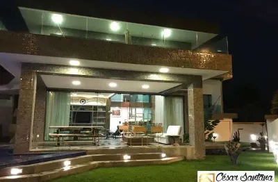 Casa para venda em vilas do atlantico perto da praia moderna piscina alto luxo