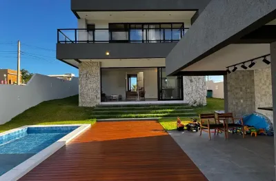Excelente casa 4/4 suítes no alphaville litoral norte 3