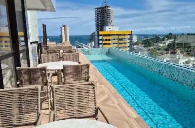 Alugo apartamento tipo studio completamente mobiliado 1/4 varanda gourmet - barra