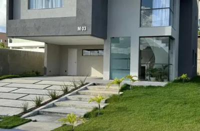 Excelente casa 5/4 dormitórios venda e locação no alphaville litoral norte 3