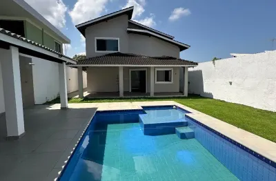 Excelente casa 4/4 suítes com piscina em vilas do atlântico