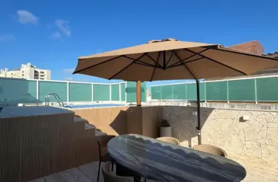 Cobertura 4/4 dormitórios com piscina no foz do joanes - buraquinho