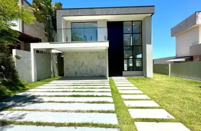 Casa à venda 4/4 dormitórios  em alphaville litoral norte 2 abrantes