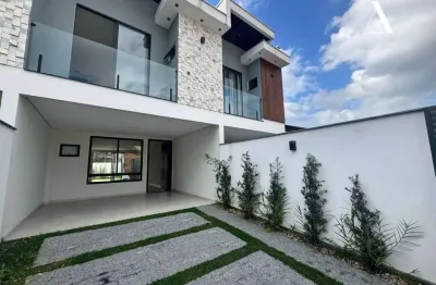 Casa com 3 suítes à venda, 139 m² por r$ 795.000 - saguaçu - joinville/sc