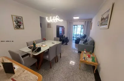 Apartamento 3 quartos para venda em santos, aparecida, 2 dormitórios, 1 suíte, 3 banheiros, 1 vaga