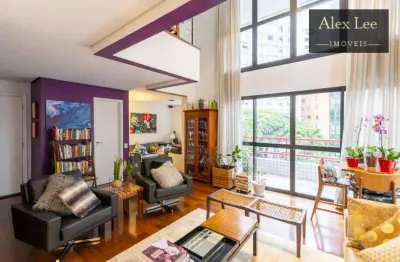 Apartamento duplex no galerie des arts, na rua itacema, itaim