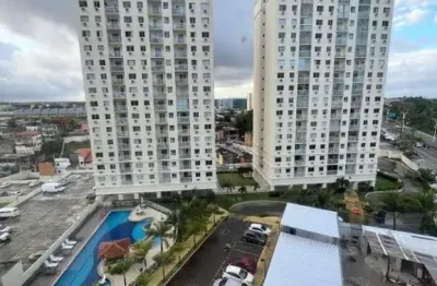 Apartamento 2 quartos, suite e varanda medindo 66 m² no sétimo andar do citta itapuan na dorival caymmi totalmente mobiliado venda em itapua salvador