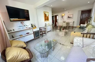 Apartamento 3/4 com 109 m² sala ampla, varanda integrada vender no edifício cidade jardim candeal