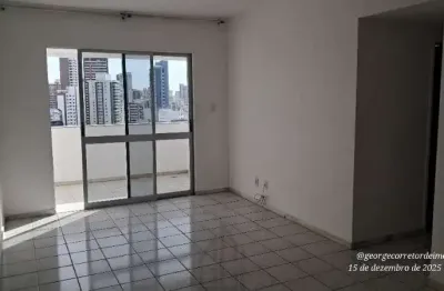 Apartamento basico no edificio mansão da pituba com 3/4, suíte e varanda com vista para alugar em salvador