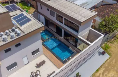 Casa de alto padrão em itaipu niterói com 6 suítes e 600m²