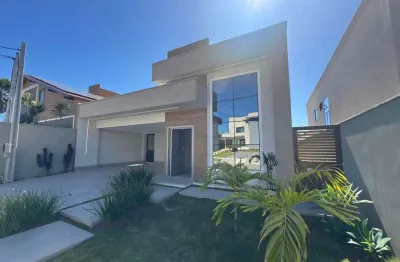 Casa em são pedro da aldeia, 3 quartos ( 3 suítes ) - r$ 1.480.000,00 - condomínio blue garden