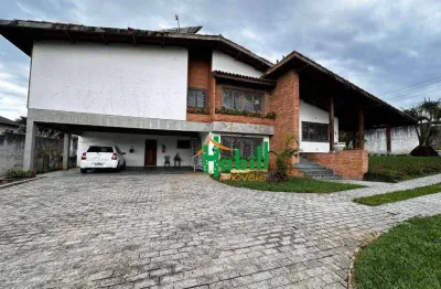 Sobrado com 4 dormitórios para alugar, 432 m² por r$ 18.132/mês - parque do colégio - suzano/sp