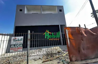 Salão para alugar, 170 m² por r$ 9.000/mês - vila amorim - suzano/sp