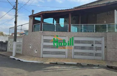 Sobrado com 5 dormitórios, 300 m² - venda por r$ 1.200.000 ou aluguel por r$ 5.500/mês - jardim quaresmeira - suzano/sp