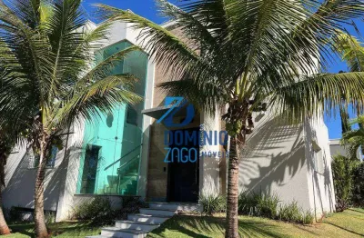 Casa com 5 dormitórios à venda, 340 m² por r$ 3.300.000,00 - damha residencial uberaba ii - uberaba/mg