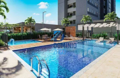 Apartamento com 2 dormitórios à venda, 52 m² por r$ 135.000,00 - jardim do lago - uberaba/mg