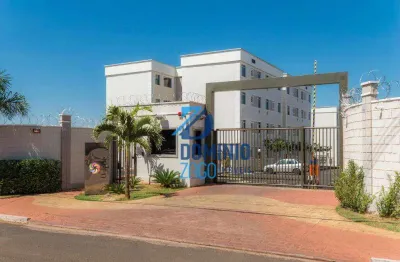 Apartamento com 2 dormitórios à venda, 40 m² por r$ 150.000,00 - recreio dos bandeirantes - uberaba/mg