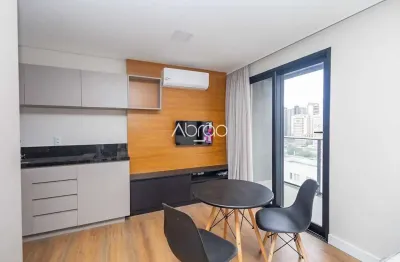Apartamento studio completo e moderno para aluguel no batel – bf2211 | ref 379